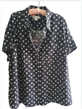 Aviva & Viv Linen Blend 1X Buttondown